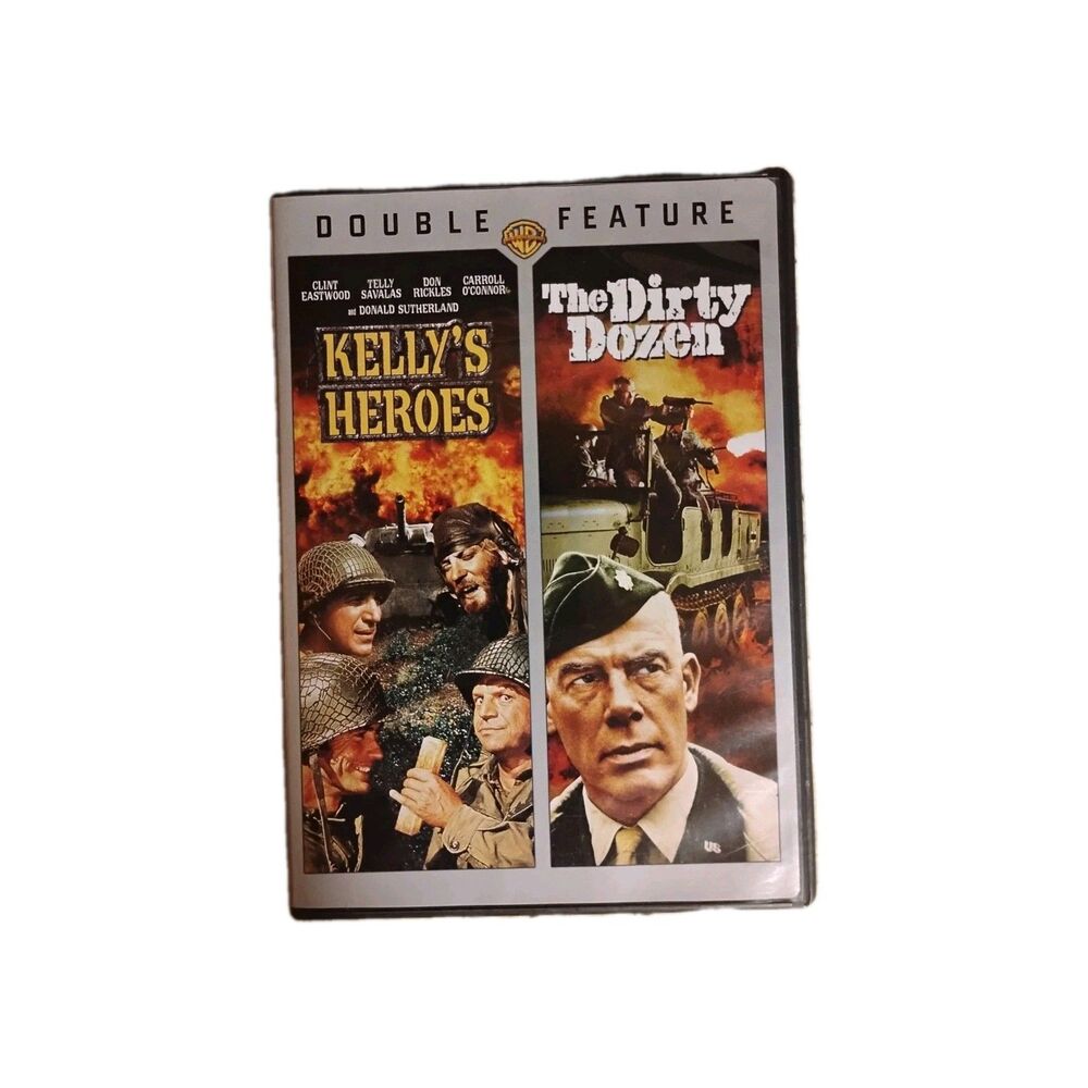 Kelly's Heroes/The Dirty Dozen Double Feature (1970/1967) Clint Eastwood Lee...